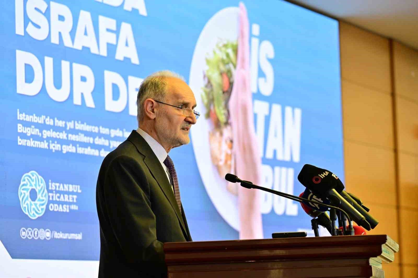 İTO’dan "Gıdada İsrafa Dur De" kampanyası
