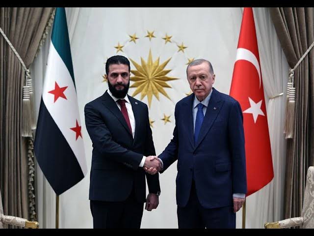 Cumhurbaşkanı Erdoğan ile Şara Dolmabahçe'de bir araya geldi! Görüşme 2.5 saat sürdü